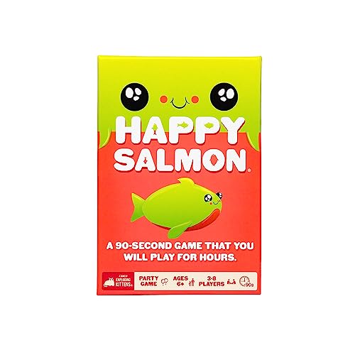 Exploding Kittens & Happy Salmon Card Game Set