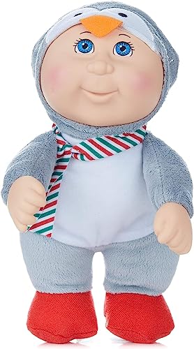 Cabbage Patch Kids Cuties Holiday Helper Collection 9 Inch Soft Body Baby Doll - Jasper Penguin