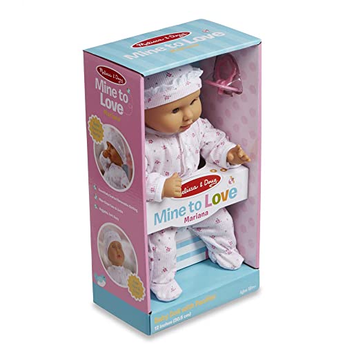 Mariana 12" Baby Doll With Romper & Hat