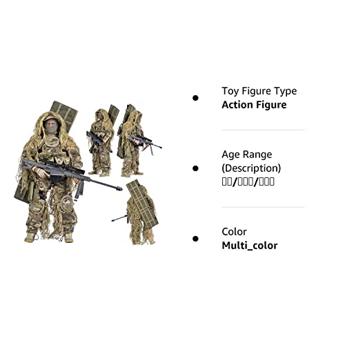 12inch SWAT Team Action Figure - All Terrain Sniper