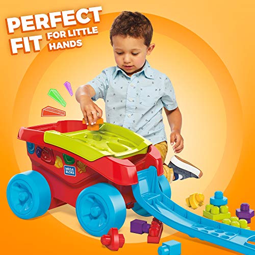 Shape Sorting Wagon Building Set - Toy Gift