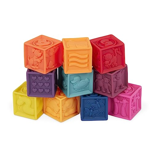 Soft Educational Baby Building Blocks with Textures