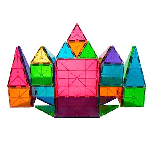 Original Magnetic Building Tiles for Kids'Ages 3+