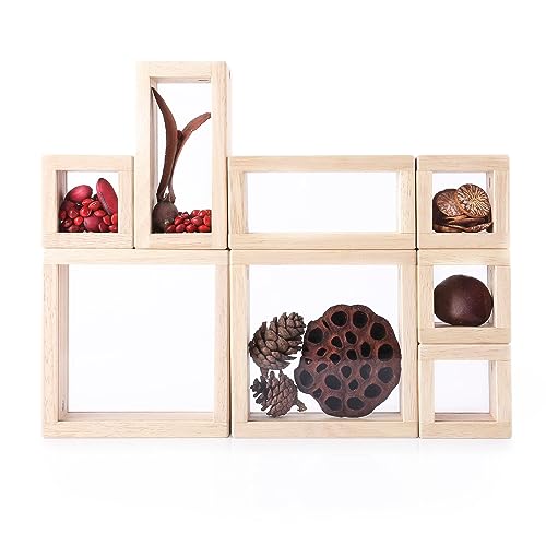 Clear Treasure Blocks: Educational Stacking Toy