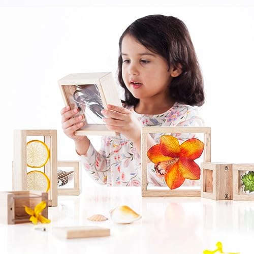 Clear Treasure Blocks: Educational Stacking Toy