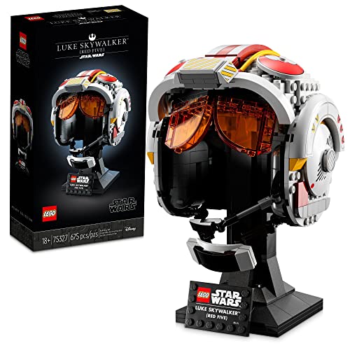 Buildable LEGO Star Wars Luke Skywalker Helmet Set