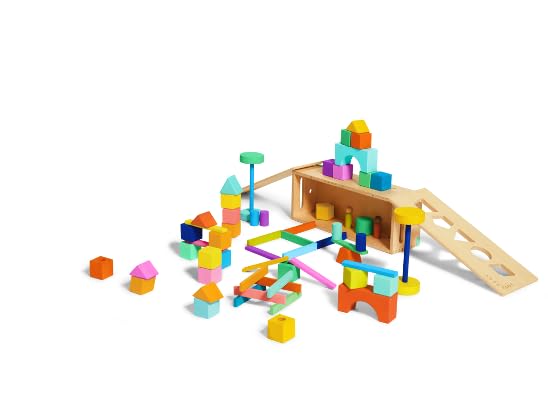 Wooden Block Set - 70 Pieces