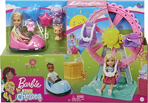Barbie Chelsea Carnival Playset with Ferris Wheel & More