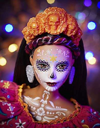 2021 Barbie Dia De Muertos Doll with Dress & Crown