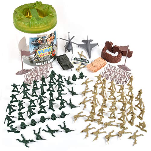 100-Piece Military Battle Group Toy Set