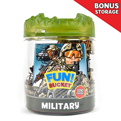 100-Piece Military Battle Group Toy Set