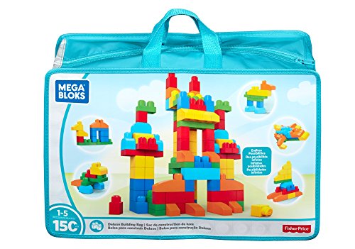 Toddler Block Toys with 150 Pieces & Storage Bag