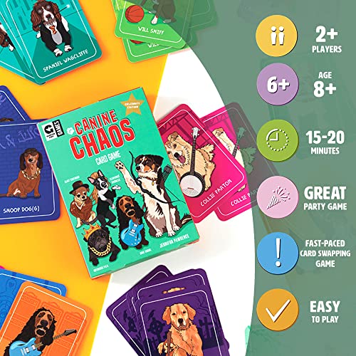 Canine Chaos Card Game for Kids