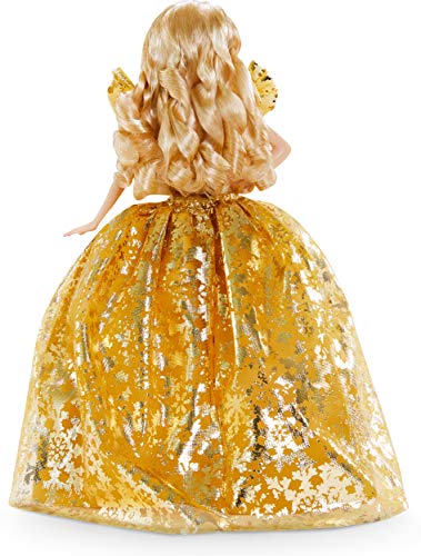 2020 Holiday Barbie Doll in Golden Gown