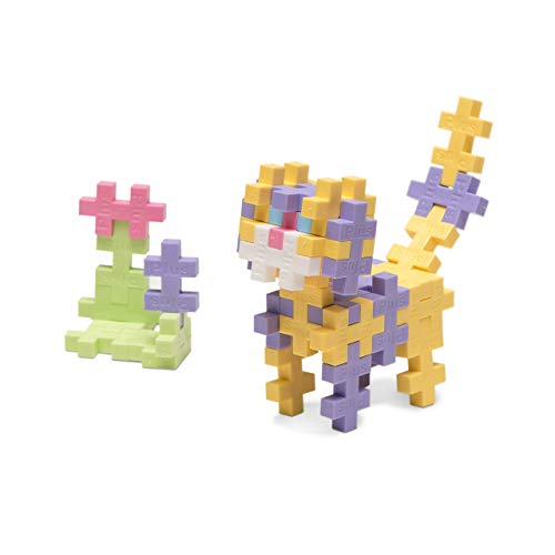 PLUS PLUS - Pastel Color Mix - 70 pc Tube, Construction Building Stem/Steam Toy, Kids Puzzle Blocks
