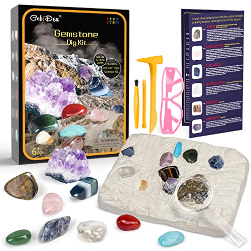 Gemstones Dig STEM Science Kit for Kids