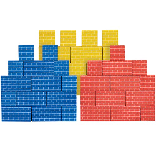 Kids' Cardboard Building Blocks, 40 Pack