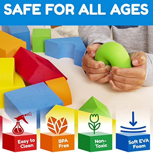Soft, Stackable Foam Blocks for Kids