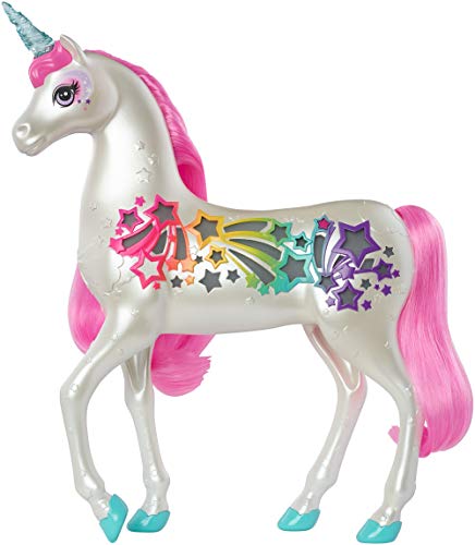 Barbie Unicorn Toy with Magical Lights and Sounds