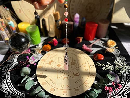 Witchcraft Pendulum Board Kit with Rose Crystal
