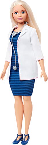 Curvy Barbie Doctor Doll with Stethoscope