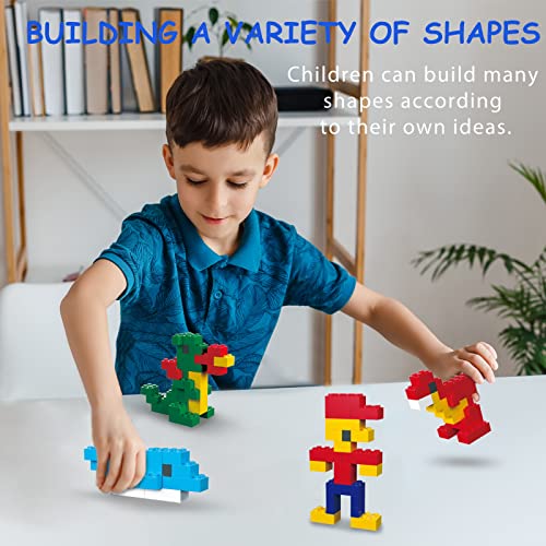 Building Blocks 1000 Pieces Classic Building Bricks Compatible with Lego 11 Random Colors with 3 Baseplates Preschool Learning Educational Toy Gift for Boys Girls Kids 6 7 8 9 10 11 12 Years Old