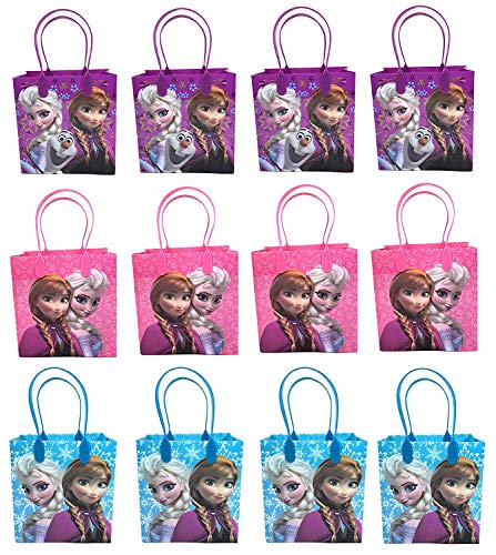 Disney Frozen Party Favor Goodie Small Gift Bags 12