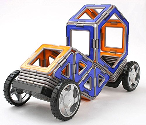 XL Magnetic Cruiser Building Blocks with Wheels