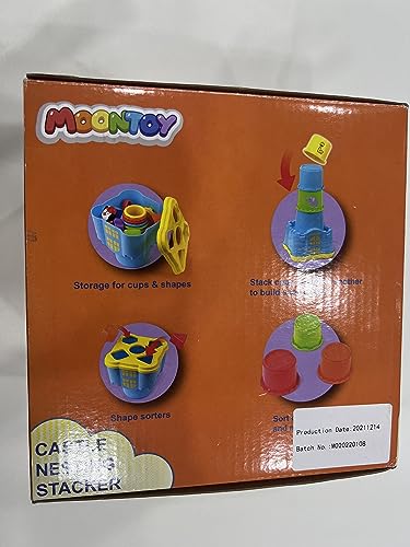 Stackable Moon Cups for Babies and Toddlers