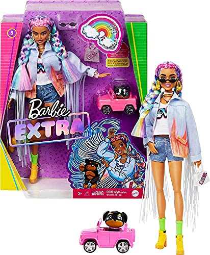 Barbie Extra Doll Set with Puppy & Car