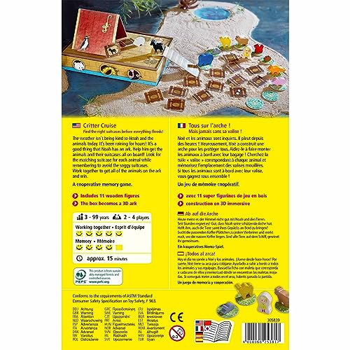 HABA Noah's Ark Memory Game (German-made)