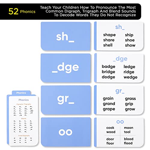 Sight Word and Phonics Flash Cards with Games