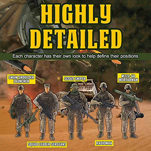 Marine Recon Action Figures - 5 Pack Playset