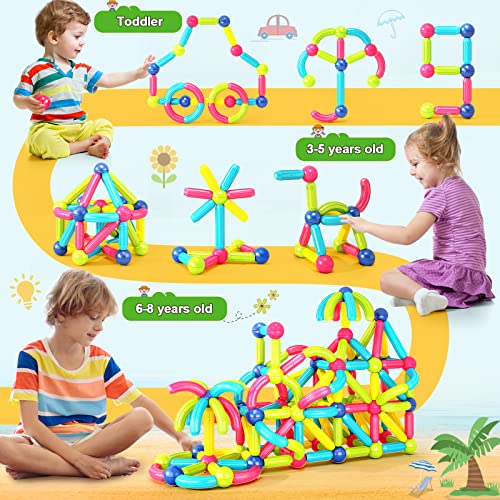 Magnetic Blocks Building Set for Toddler Learning