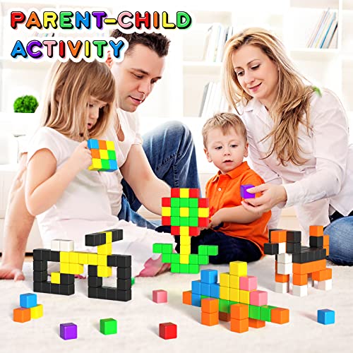 54-Piece Magnetic Building Blocks for Toddlers