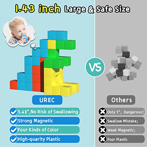 Large Magnetic Blocks for Toddlers Toy