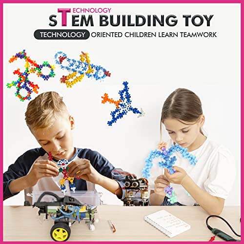 Educational Interlocking Building Blocks - 300 Pieces