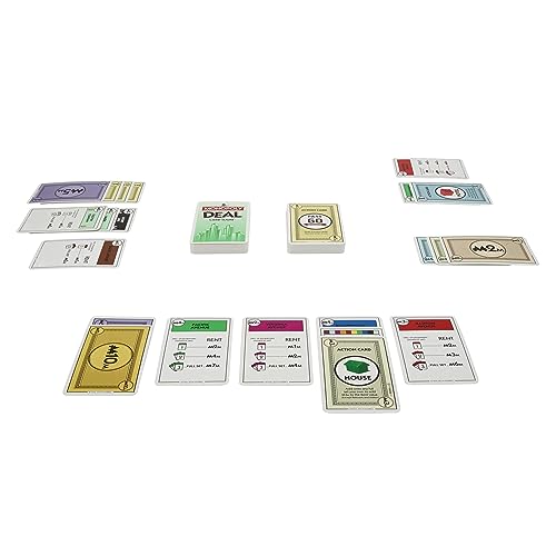 Quick-play Monopoly card game for families