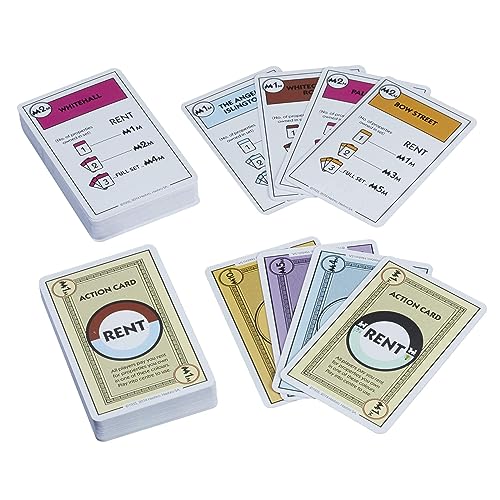 Quick-play Monopoly card game for families