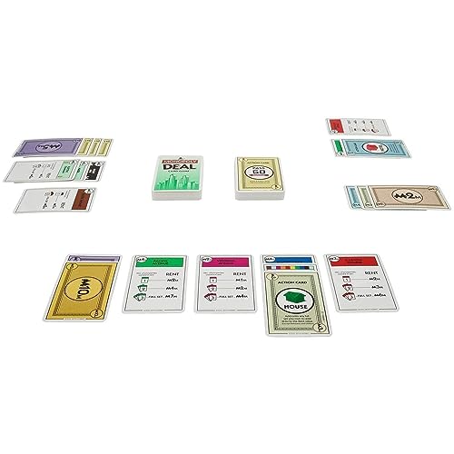 Quick-play Monopoly card game for families