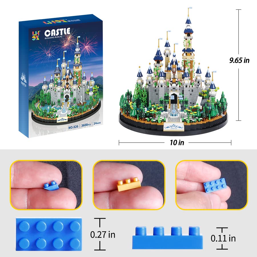 3600PCS Dream Palace Building Blocks for Kids
