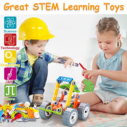 167PCS STEM Building Blocks for Kids Ages 5-12