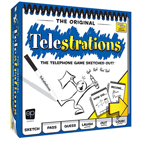 Telestrations 8 Player & TE™ Party Game for Kids