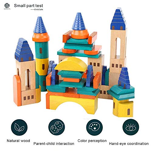 Medieval Wooden Castle Blocks for Kids