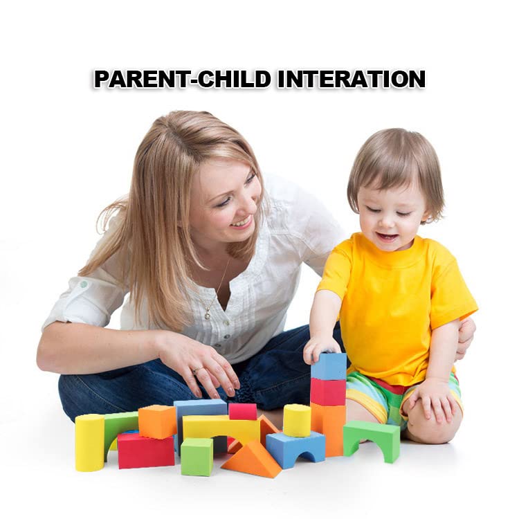 138-Piece Foam Building Blocks Set for Toddlers