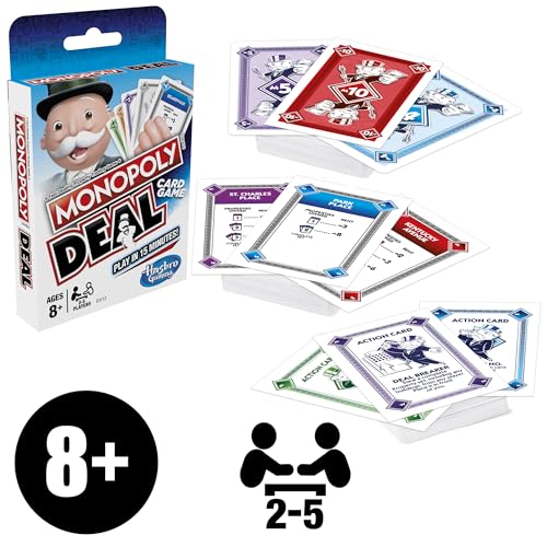 Monopoly Deal-Quick Card Game for Families/Kids