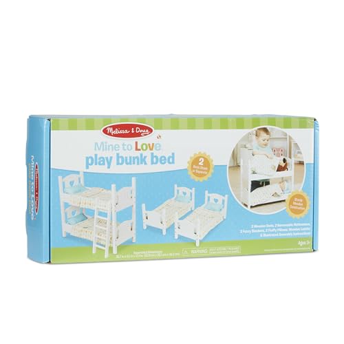 Melissa & Doug Play Bunk Bed for Dolls
