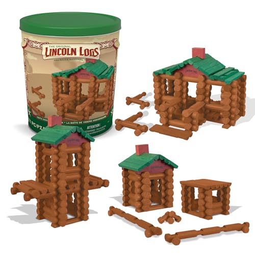 100th Anniversary Lincoln Logs - Real Wood Building Set