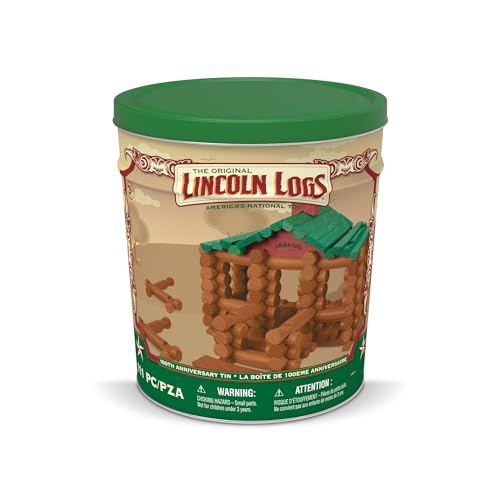 100th Anniversary Lincoln Logs - Real Wood Building Set