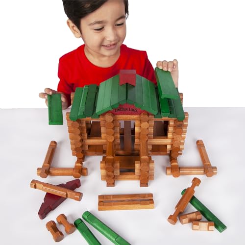 100th Anniversary Lincoln Logs - Real Wood Building Set
